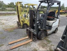 NISSAN GLC050LXNDAV062 FORKLIFT SN:G383402 powered by LP engine, equipped with OROPS, 4,000lb lift