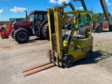MITSUBISHI FGC15 FORKLIFT SN:F81-51263 powered by LP engine, equipped with OROPS, 3,000lb lift