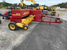 NEW HOLLAND 575 SQUARE BALER twine tie, hydraformatic bale tension, hitch and chute kit.