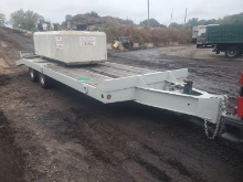 INTERSTATE 20 TON TAGALONG TRAILER equipped with 20 ton capacity, 18ft. Deck, electric brakes,