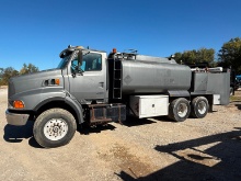 1998 STERLING A9500 FUEL/LUBE TRUCK VN:2FZXKWYB7XAA36578 powered by Cat 3306 diesel engine, equip...