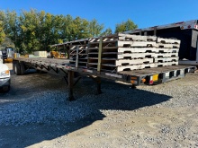 2008 PITTS 48FT. FLATBED TRAILER VN:N/A equipped with 48ft. X 102in. Flatbed body, 72,000lb GVWR,