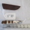 Hunting Knife and Sheath