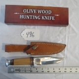 Olive Wood Hunting Knife