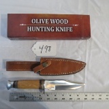 Olive Wood Hunting Knife