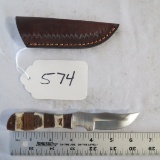 Hunting Knife and Sheath