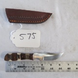 Hunting Knife and Sheath