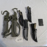 Knives, Sheaths, & Blade