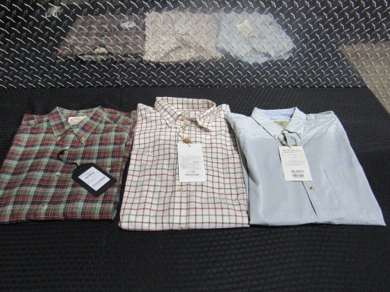 (Qty - 3) Men's Beretta Brand Button Down Shirts-