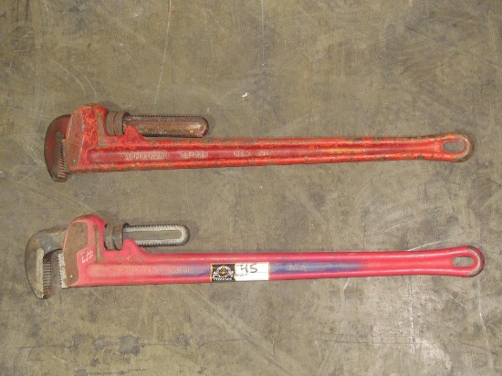 (Qty - 2) 36" Pipe Wrenches-