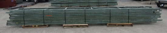 (Qty - 9) Pallet Racking Uprights-