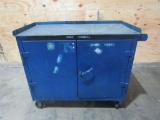 Rolling Warehouse Cabinet and Contents-