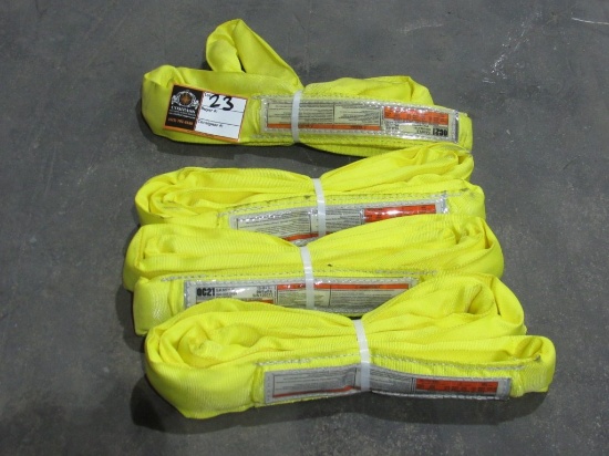 (Qty - 4) **NEW** 4' Polyester Rigging Slings-
