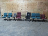 (Qty - 9) Office Rolling Chairs-