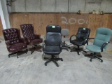 (Qty - 7) Rolling Office Chairs-