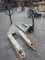 (Qty - 2) **Non-Working** Pallet Jacks-