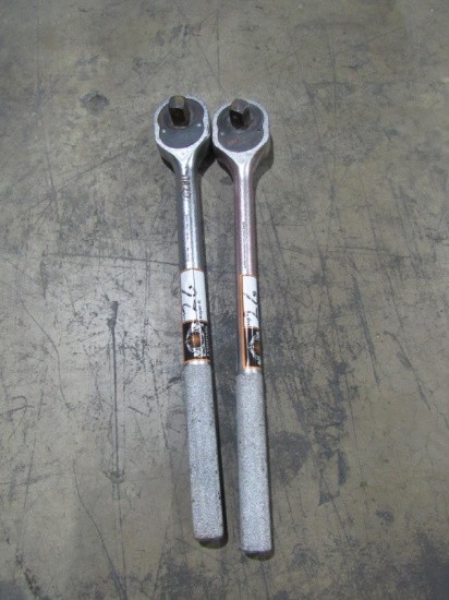 (Qty - 2) 3/4" Ratchet Wrenches-