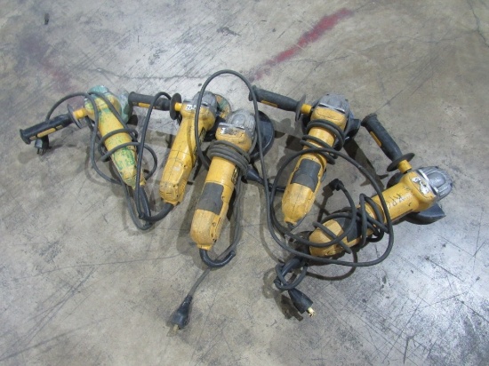 (Qty - 5) DeWalt 4-1/2" Angle Grinders-