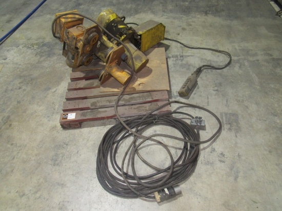 3 Ton Electric Chain Hoist with Trolley-