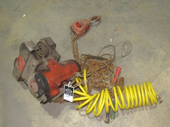 1 Ton Pneumatic Chain Hoist-