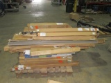 Pallet of Blinds and Curtain Rods-