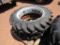 (Qty - 2) Rear Tractor Tires with Rims-