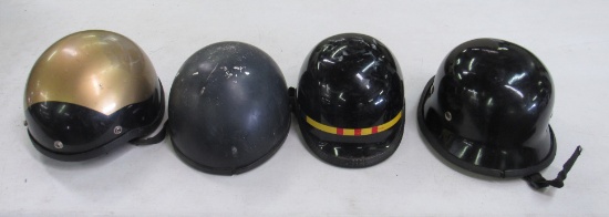 (Qty - 4) Motorcycle Helmets-