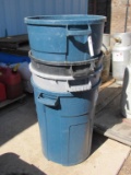(Qty - 4) 55 Gallon Trash Cans-