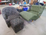 Chair, Ottoman and Chase Lounge-
