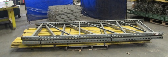(Qty-2) Sections of Pallet Racking-