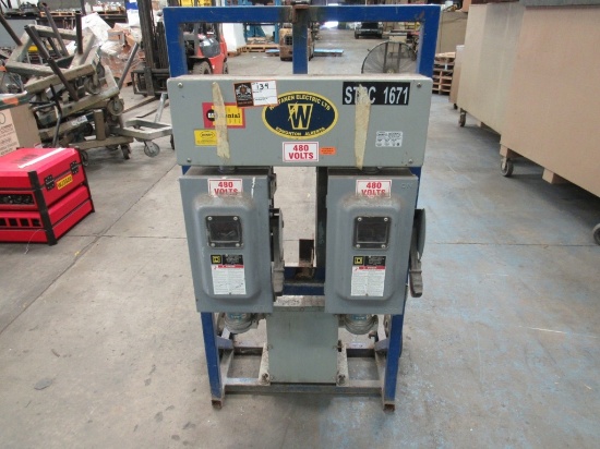 Portable Power Distribution Cart-