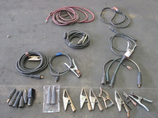 Assorted Ground Clamps and Lead Ends-