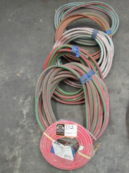 (Qty - 6) Oxygen & Acetylene Hoses-