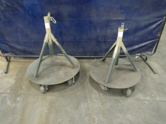 (Qty - 2) Rolling Pipe Stands-