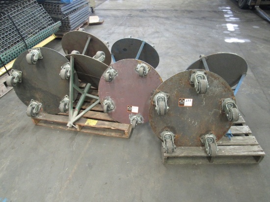 (Qty - 7) Rolling Pipe Stands-