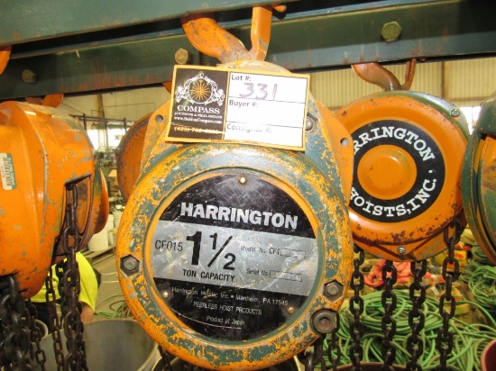 1-1/2 Ton Chain Hoist-
