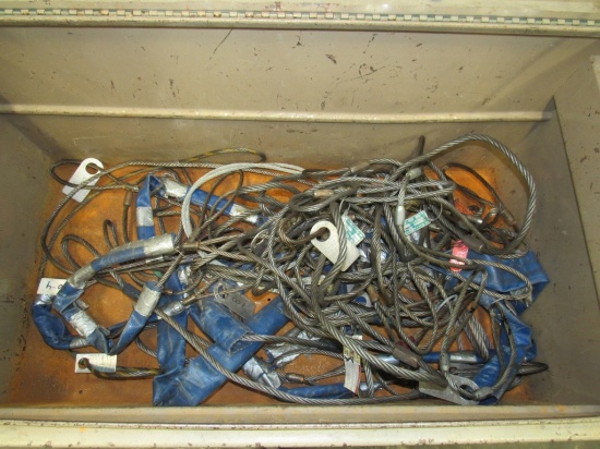 (Approx. QTY - 10) Braided Steel Cables-