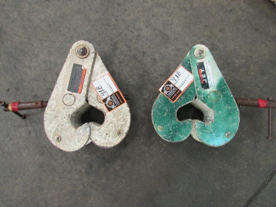 (Qty - 2) 5 Ton Beam Clamps-