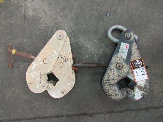 (Qty - 2) 3 Ton Beam Clamps-