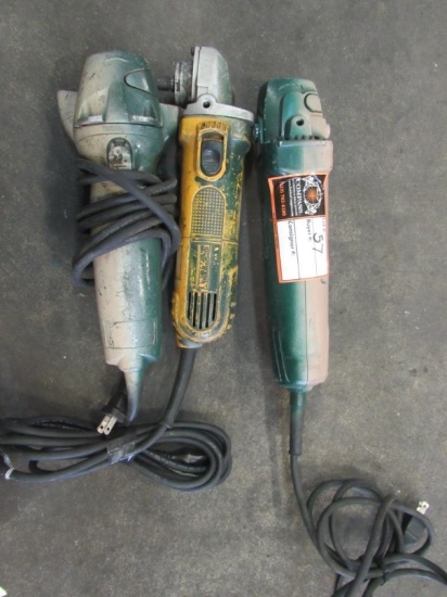 (Qty - 3) Angle Grinders-