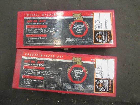 (Qty - 2) 1/2" Socket Set-