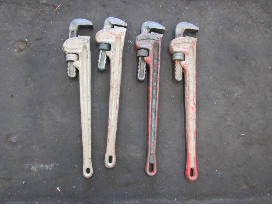 (Qty - 4) Pipe Wrenches-
