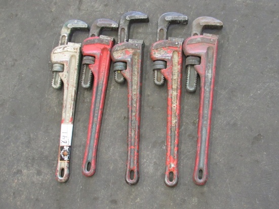 (Qty - 5) Pipe Wrenches-