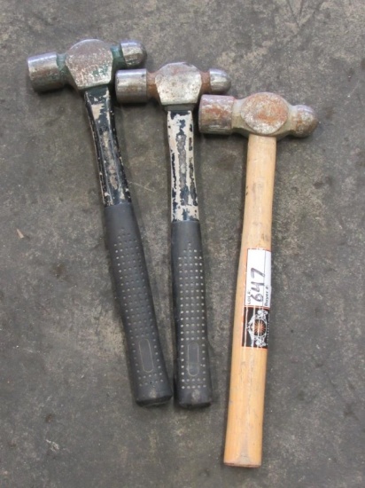 (Qty - 3) Ball Pein Hammers-