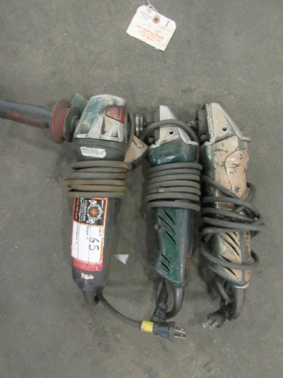 (Qty - 3) Angle Grinders-