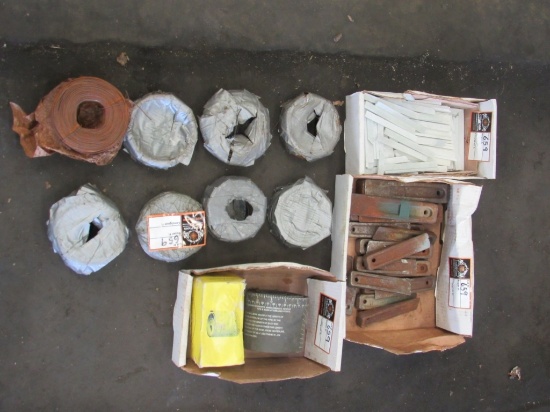 Steel Wire, Wedges, Soap Stone, And Pipe Wrap-