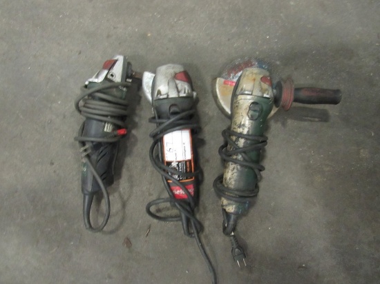 (Qty - 3) Angle Grinders-