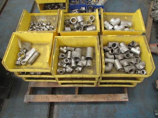 (Approx Qty - 150) Stainless Steel Pipe Fittings-