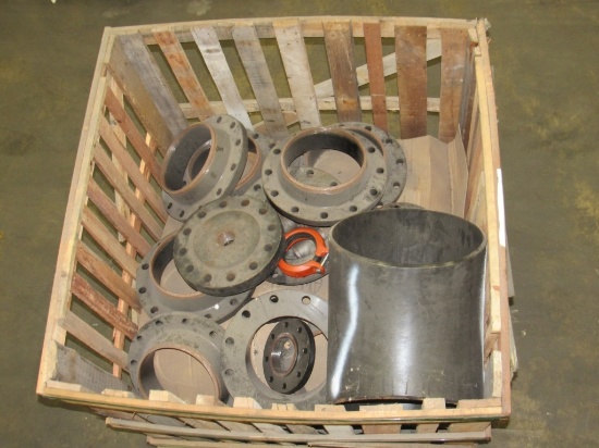Crate of Steel Fittings-