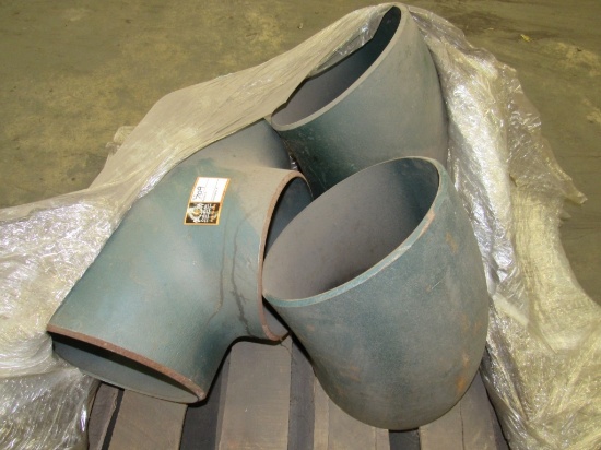 (Qty - 3) Steel Pipe Fittings-
